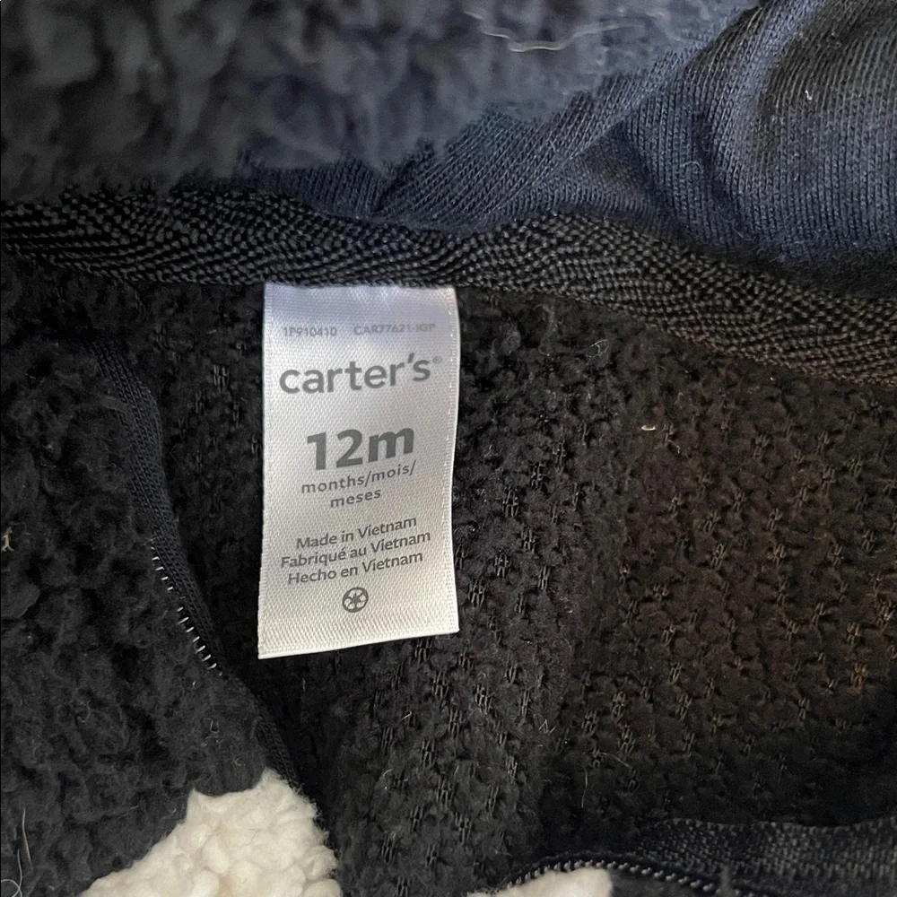Carters fleece skunk costume one piece - Picture 3 of 3